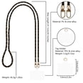 thumbnail image 4 of AHABIPERS Phone Lanyard Neck Strap, Leather&Metal Lanyard Purse Chain, Universal Phone Chain for Smart Phone Cases, Most Bag - Black, 4 of 7