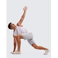thumbnail image 3 of CRZ YOGA Men's Linerless Workout Shorts 9'' Quick Dry for Running Sports Athletic Gym with Pockets, 3 of 5