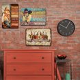 thumbnail image 3 of Kit Pintura Hierro Rectangular Placa Metal Vintage Vaquera Del 20x30cm 3 Uds., 3 of 9