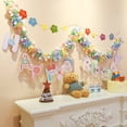 thumbnail image 4 of RuiJiao Clearance Easter Decorative Ribbon 2m/79inch Colorful Small Circular Ribbons For Birthday Parties Holiday Decorations And Bedroom Decoration Home Wedding, 4 of 9