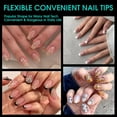 thumbnail image 2 of Shiyou-bouteilles d'Ongles Courtes en Forme de Cercueil, 600 Pcs Pré-Buffées Couverture Complète Gel Doux Pointes d'Ongles Extensibles Demi-Mates Gel X Pointes d'Ongles Acryliques Faux Ongles, 2 of 4