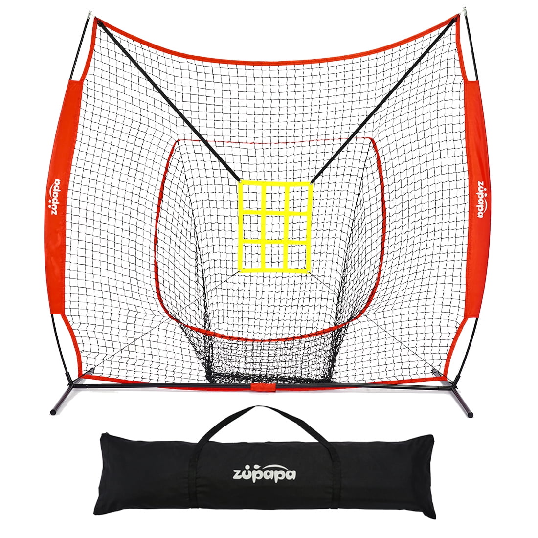 Zupapa 7x7 feet Baseball&Softball Hitting Pitching Net for All Skill