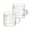 Transparent, variant on Lilixerw 2 PCS Espresso Coffee Cups,4 Oz Double Spout Shot Glasses Cup with Handle,Heat-Resistant Borosilicate Glass,Microwave & Dishwasher Safe,For Latte,Milk,Dessert,2.36x2.28 Inch,Clear