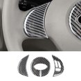 thumbnail image 1 of Carbon Fiber Steering Wheel Buttons Trim for Subaru Forester 2009-2013 Type B, 1 of 4