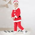 thumbnail image 4 of KVPLBQFD 2t Christmas Outfit Girl 18 Month Boys Clothes 12 Month Onesies Girls Toddler Clothes Girls Baby Boy Baptism Outfit Outfits Size 10-12 2, Red 6-12 Months, 4 of 9