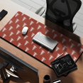 thumbnail image 2 of Long Mouse Pads for Desk,Red Christmas Tree Pattern Desk Mats on Top Of Desks, Desk Mouse Pad Extra Large with 3mm Non-Slip Base and Stitched Edge for Gaming,Office,Work,Home 35.4x15.7in, 2 of 5