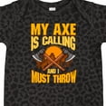 thumbnail image 4 of Inktastic Axe Throwing Funny Boys or Girls Baby Bodysuit, 4 of 5