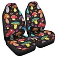 thumbnail image 2 of Chririnla Car Seat Covers Set 2Pcs, Funny Mushroom Print Universal Front Car Seats Durable Vehicle interior Protector Fits Most Car Auto SUV Sedan Truck, 2 of 7