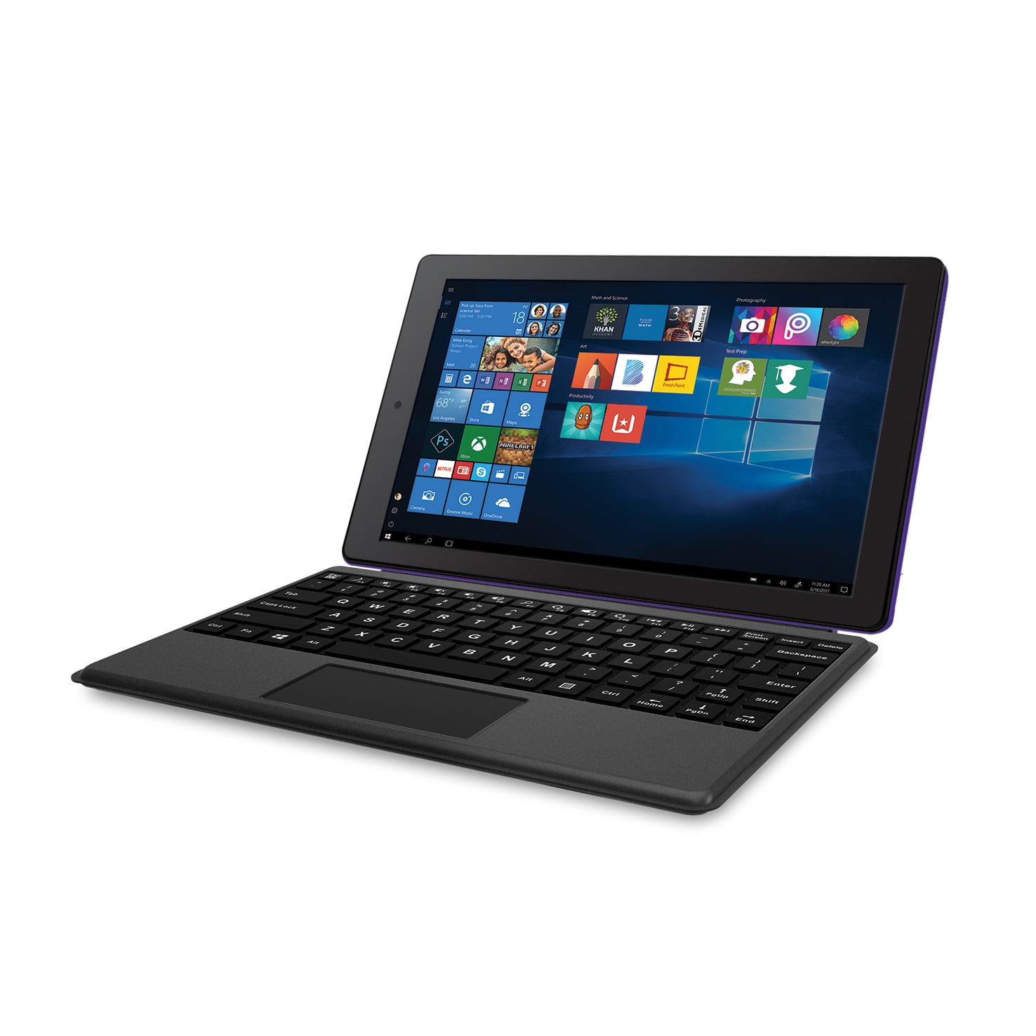 RCA Cambio 10.1" (2-in-1) Windows Tablet & Keyboard, Purple