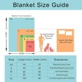 thumbnail image 7 of Yibo Baseball Blanket Flannel Soft and Comfortable Anti-static Bed Sofa Blanket, 7 of 7