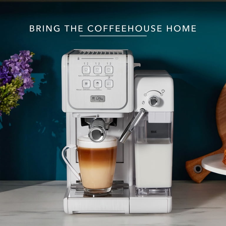 Mr. Coffee One-Touch CoffeeHouse Espresso & Latte Maker with Milk