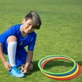 thumbnail image 4 of OULII 4Pcs Speed Agility Rings PP Material For Enhanced Coordination In Sports Training 15.7X15.7X0.28In, 4 of 6