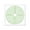 White, variant on CafePress - Green Chartres Labyrinth Square Sticker 3 X 3 - Square Sticker 3" x 3"