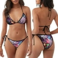 thumbnail image 3 of Lsque inside out 2 Pattern Women Two Piece Swimsuit Sexy Swimwear Halter String Triangle Bikini Sets, 3 of 6
