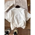 thumbnail image 2 of Young Boy Casual Simple Five-Pointed Star Graphic Short Sleeve Round Neck T-Shirt, Suitable For Summer, 2 of 6