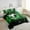 Green, variant on Soccer Bedding Sets Full with Comforter,Sport Theme Duvet Insert,Black Reversible,3pcs