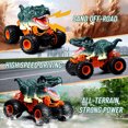 thumbnail image 5 of HNH Dinosaur RC Monster Truck for Boys, Remote Control Car with Light, Sound & Spray, 5 of 9