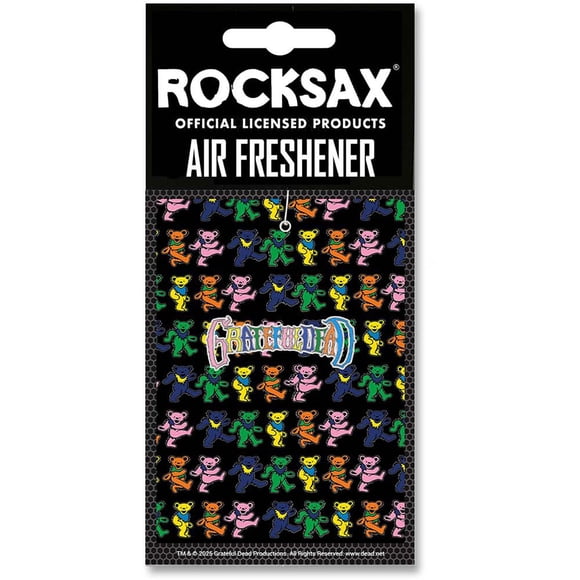 Ambientador Rocksax Grateful Dead con aroma a vainilla