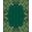 Green, Pattern 14, variant on ODIKA 4'x6' Machine Washable Non-Slip Area Rug, Festive Holly Pine Leaf Yuletide Holiday Farmhouse High Traffic Rug, Green, 732220