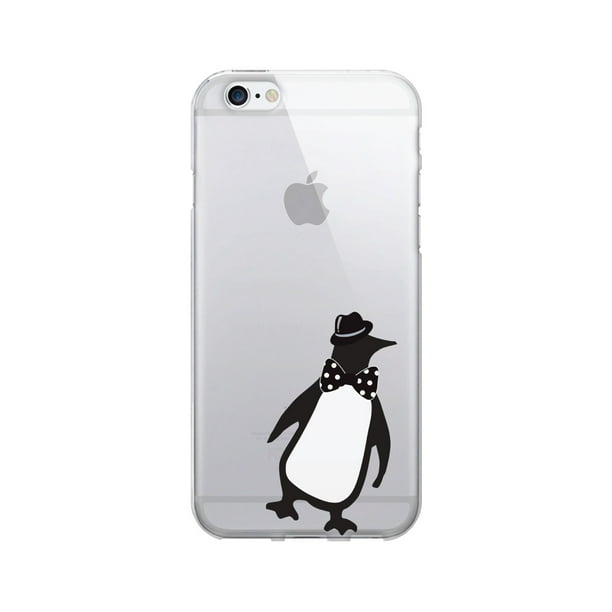 OTM Prints Clear Phone Case, Penguin iPhone 6 Plus7 Plus OTM Prints Clear Phone Case, Penguin iPhone 6 Plus7 Plus