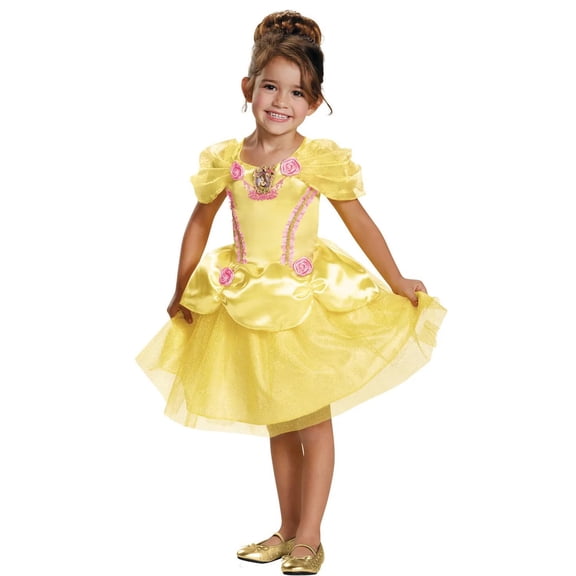 Disguise Toddler Girls' Disney Beauty and the Beast Belle Dress Costume - 3T-4T
