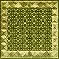 thumbnail image 1 of Ahgly Company Machine Washable Indoor Square Abstract Yellow Contemporary Area Rugs, 8' Square, 1 of 4