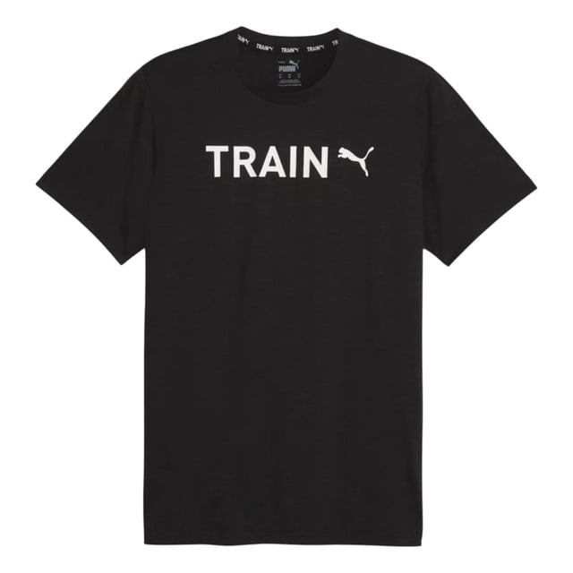 Playera Puma Hombre Graphic Train Negro Entrenamiento negro S