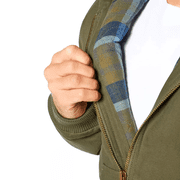 Woolrich Men's Canvas Hooded Jacket GREEN SIZE-XXL