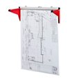 thumbnail image 1 of Adir Wall Mount Blueprint Storage Stand - Hanging Blueprint Holder, Poster Display and Map Rack - Blue Print Organizers for Office and Home, 1 of 4