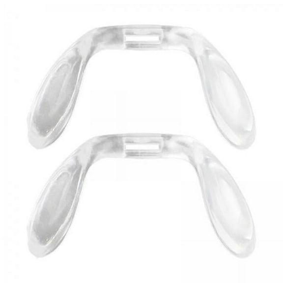Serenable 4x2 Pieces U Shape Eyeglasses Nose Pads Bridge Nose Support Clear Replacement 26mmx17mm