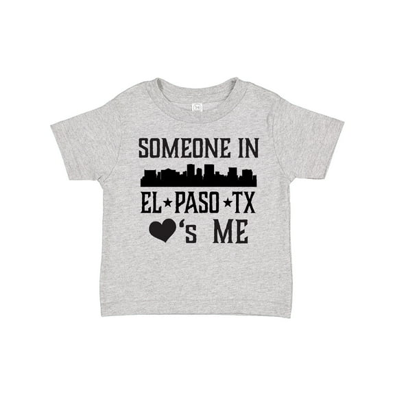 Inktastic El Paso Texas Someone Loves Me Skyline Boys or Girls Toddler T-Shirt