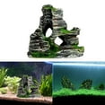 thumbnail image 3 of TONKBEEY Aquarium Decoration Resin Rock Mountain Stone Cave for Betta Hiding Play & Sleep, 3 of 4