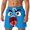 Light Blue@GC@, variant on Mens Casual Shorts Elastic Waist Drawstring Summer Shorts for Men Funny Emotes Graphic Lightweight Loose Fit Vacation Beach Shorts With Pockets