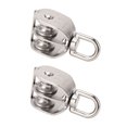 thumbnail image 1 of Double Pulley, M25 2Pcs Heavy Duty Pulley Wheel  For Camping, 1 of 8