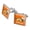 Silver, variant on I'm Into Fitness Fit'ness Taco In My Mouth Funny Square Cufflink Set Gold Color