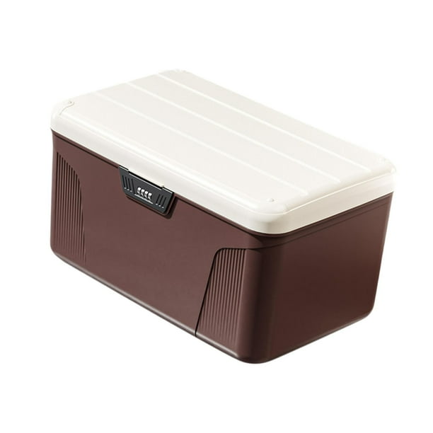 Caja De Almacenamiento Con Candado De Combinación De 4 Dígitos - 2 Galones De Capacidad, Material ABS Resistente - Ideal Para Organizar Y Proteger Objetos De Valor