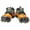 Orange, variant on Anti Slip Traction Cleats for Ice and Snow Steel Ice Spikes Ice Cleats Crampons