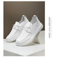 thumbnail image 3 of Men's Leather Derby Shoes | Minimalist Oxfords with Contrast Stitching for Versatile Casual Wear, 3 of 6
