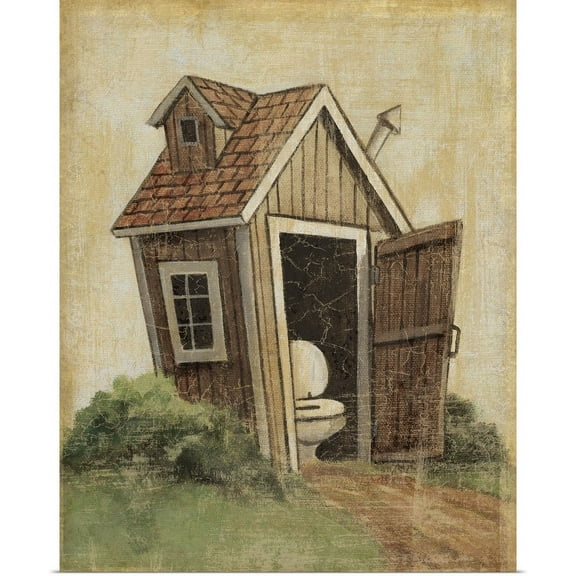 Great BIG Canvas | "Outhouse IV" Art Print - 24x30