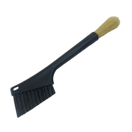

Poseidon Coffee Grinder Cleaning Brush Double-head Ergonomic Long Handle Soft Hard Bristles Espresso Machine Maker Scrubber Tool Coffee Accessories