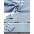 thumbnail image 5 of COOFANDY Men's Casual Shirt Long Sleeve Dress Shirts Button Up Shirt for Men, 5 of 6