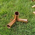 thumbnail image 3 of Energy Healing Copper Pyramid Kit – 100% Pure Copper Connectors for ½ Inch (12.7mm) Pipes – Meditation, Reiki, Vastu – Includes 4 Base + 1 Top Connector – Heavy-Duty, 3 of 8