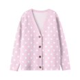 thumbnail image 6 of iOPQO Womens Cardigan Button Cardigans for Women Soft Cardigans for Women Spring Cardigan Knitted Cardigan Lightweight Cardigans for Women Button Up Cardigan Pink S, 6 of 7