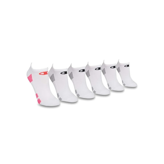 Champion Women's No Show Socks, 6 Pack