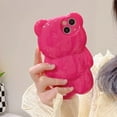 thumbnail image 6 of Bear Phone Case Compatible with iPhone 12 Pro Max Case, Cute 3D Black Clear Bear Case, Shockproof Kpop Cartoon Bear Phone Case for Women Girls, 6 of 13