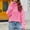Pink, variant on Babysbule Women's Fashion Sweater Fashion Women's Fashion Long Sleeves Round-Neck Loose Pullover Tops Blouse Knitted Sweater