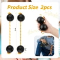 thumbnail image 3 of HLONK 2 Pairs Kashaka Aslatua Shaker Kashaka Bananula Musical Instrument African Traditional Musical Instruments Shaker Instrument For Kids Adults Wedding Music Lessons, 3 of 6