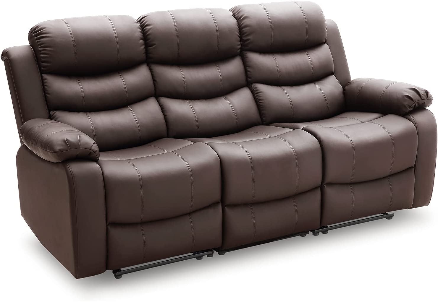 Mastro Leather Power Reclining Home Theater Seating Sofa Baci Living Room