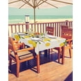 thumbnail image 2 of Fsddascl Summer Lemon Outdoor Tablecloth - 54x80 Inch Rectangle Dining Table Cover, Yellow Gnomes Farm Lemon Tree Waterproof Outdoor Table Cloth with Umbrella Hole & Zipper for Picnic/Patio/Party, 2 of 7