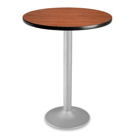 Granite Table Tops Restaurant CFT30RD-CHY_3 Restaurant Furniture 30 Inch Round Folding Café flip-down mechanism rotate Cherry Top counter Height Table ()
